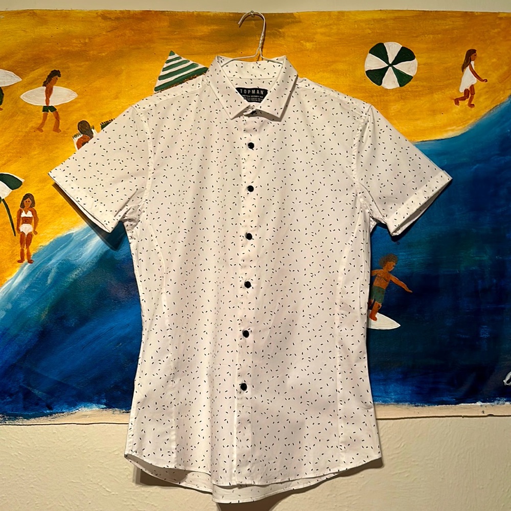 TOPMAN shirt sleeve dress shirt
